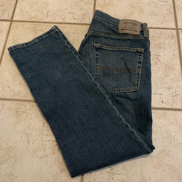 Levi Strauss & Co. Signature Slim Straight Jeans - Men's W36 L32 - Picture 2 of 9